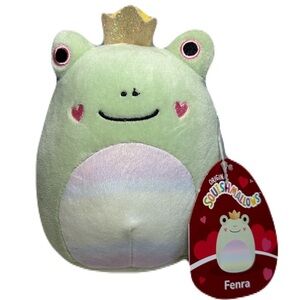 Squishmallow Fenra 5” Frog With Crown NWT